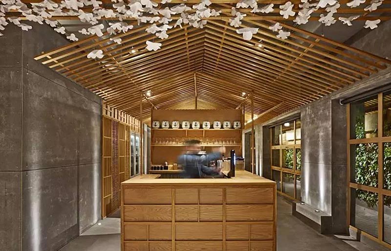 艾乐西餐厅吧台设计