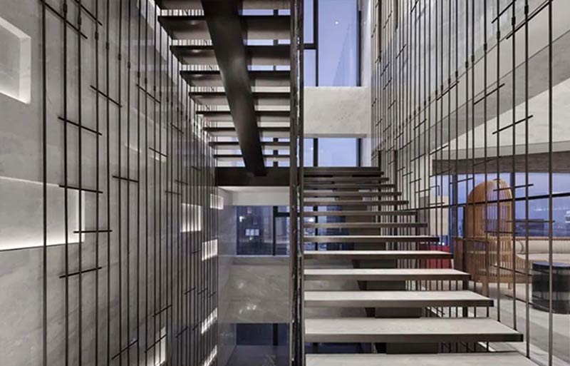 日本四叶料理高档西餐厅空间设计-3