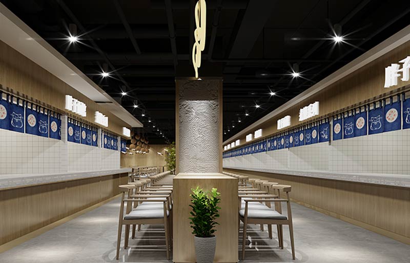 北京青雅美食城餐饮设计装修-4