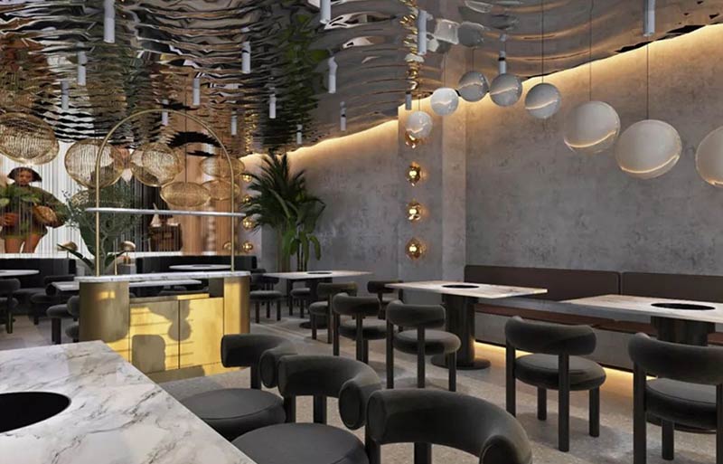 瞧瞧火锅店装饰设计-5