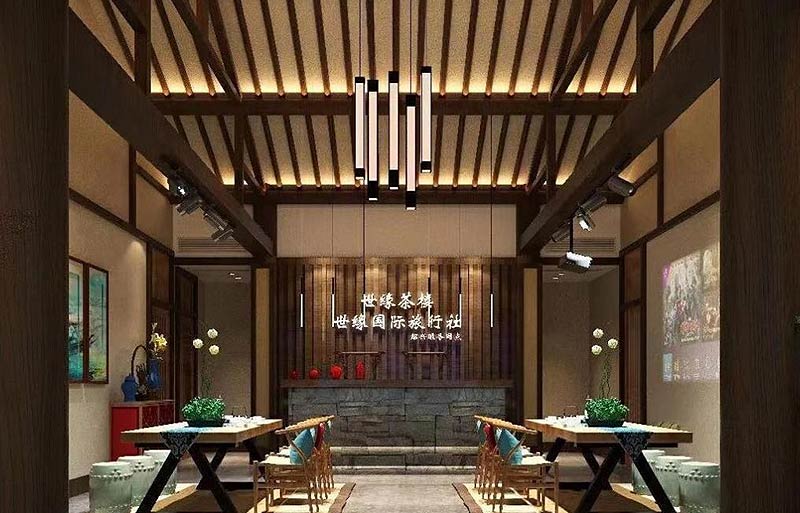 世缘茶楼中餐厅设计布局