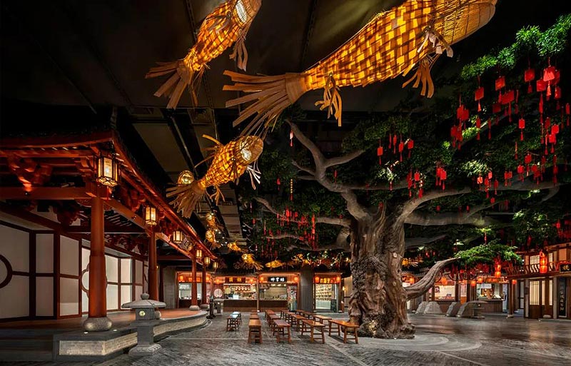 亭雀斎中餐厅饭店设计风格