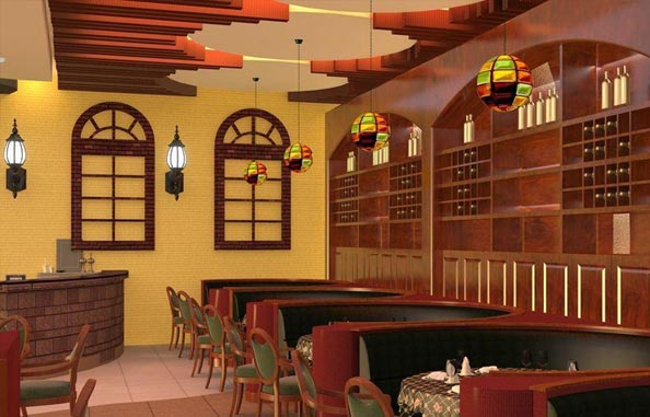 欧式餐厅设计_欧式西餐厅装修的视觉冲击感