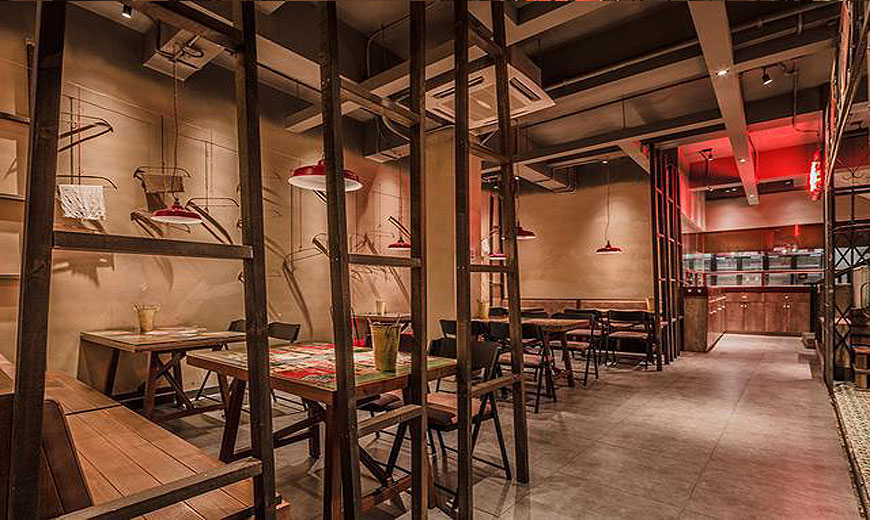 万华里烧烤自助餐厅设计