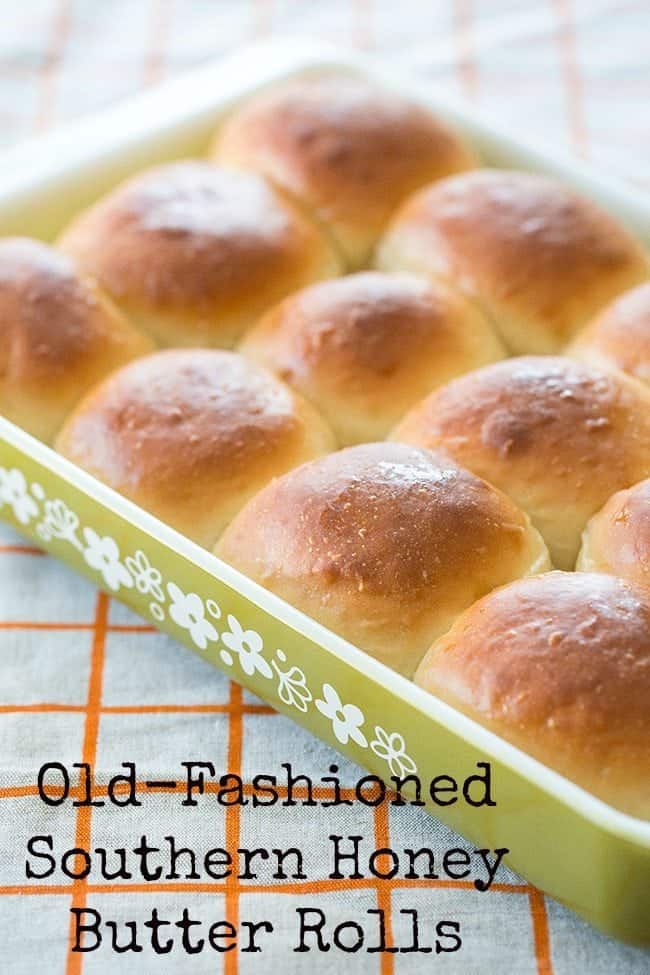 Old-Fashioned Southern Honey Butter Rolls #baking #rolls #honey #butter
