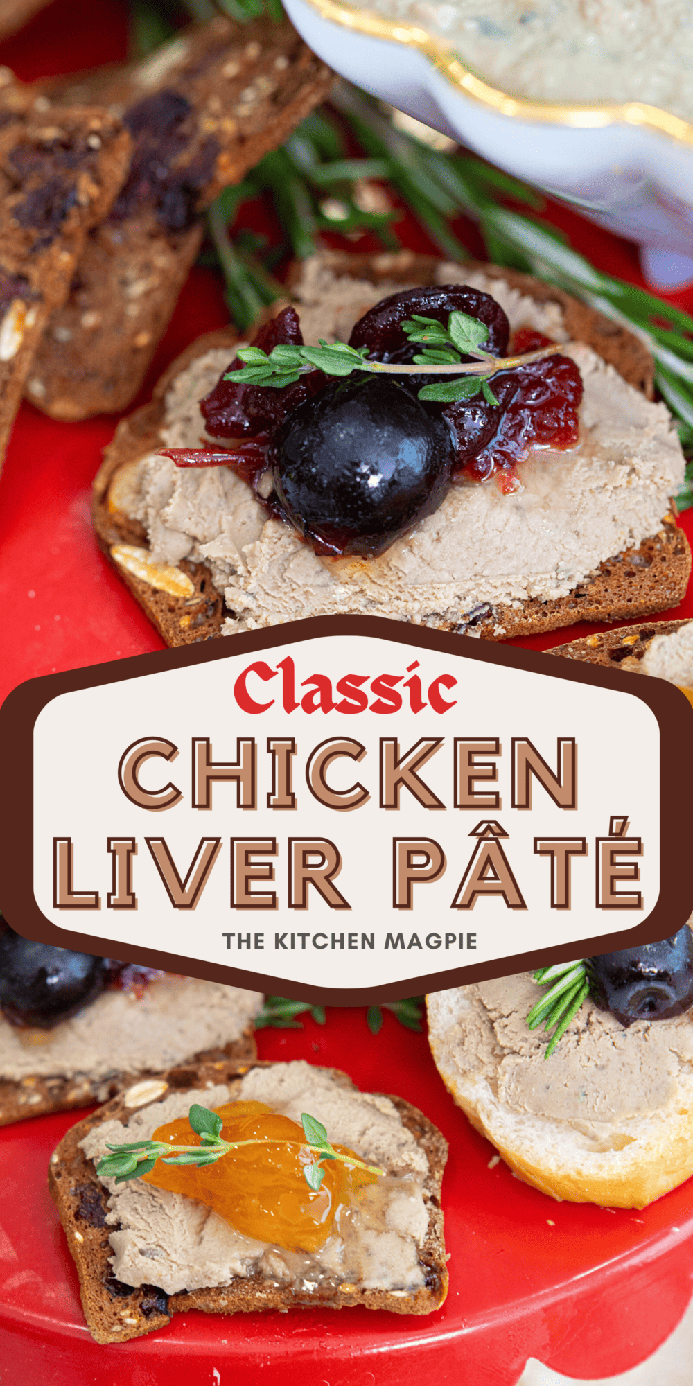 This classic chicken liver pâté is so easy to make at home, and is the perfect appetizer for parties and gatherings! This is best made the night before.